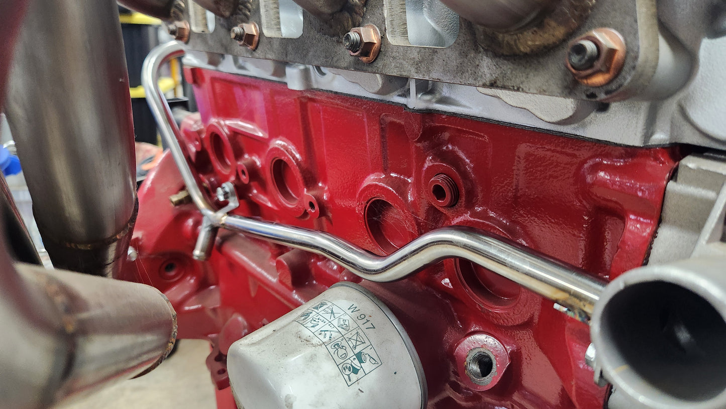 STS Machining  Stainless Steel Coolant Pipe B230ft Volvo Engines Fits 92 plus 940 740