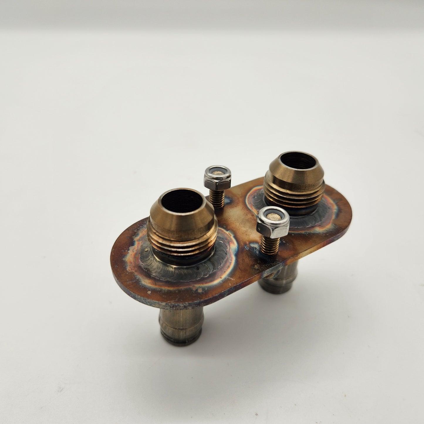 V8 90 degree 240 Heater core firewall port 303 stainless steel 1975-1993 240