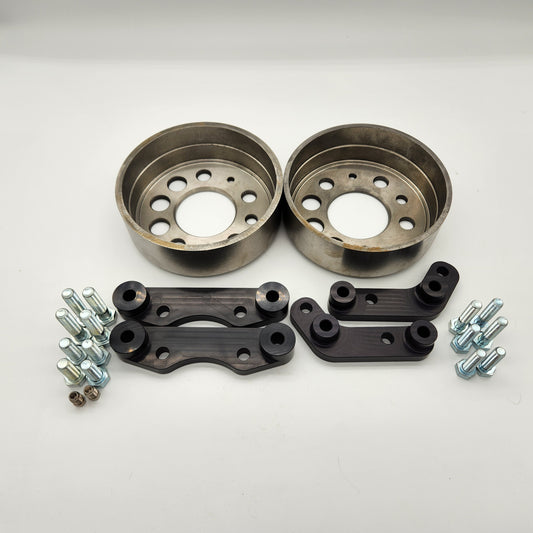 240 Volvo Big Brake Brembo S60R Adapter Complete Kit With E-Brake