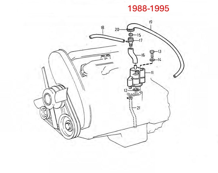 Billet Red Block PCV Box Volvo 240 740 940 Turbo and Non Turbo