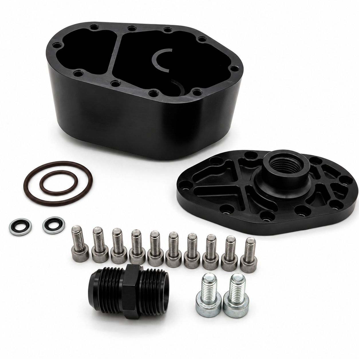 Billet Red Block PCV Box Volvo 240 740 940 Turbo and Non Turbo