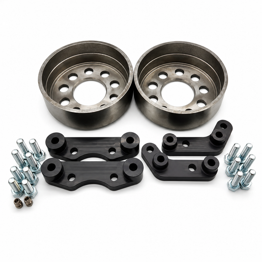 240 Volvo Big Brake Brembo S60R Adapter Complete Kit With E-Brake