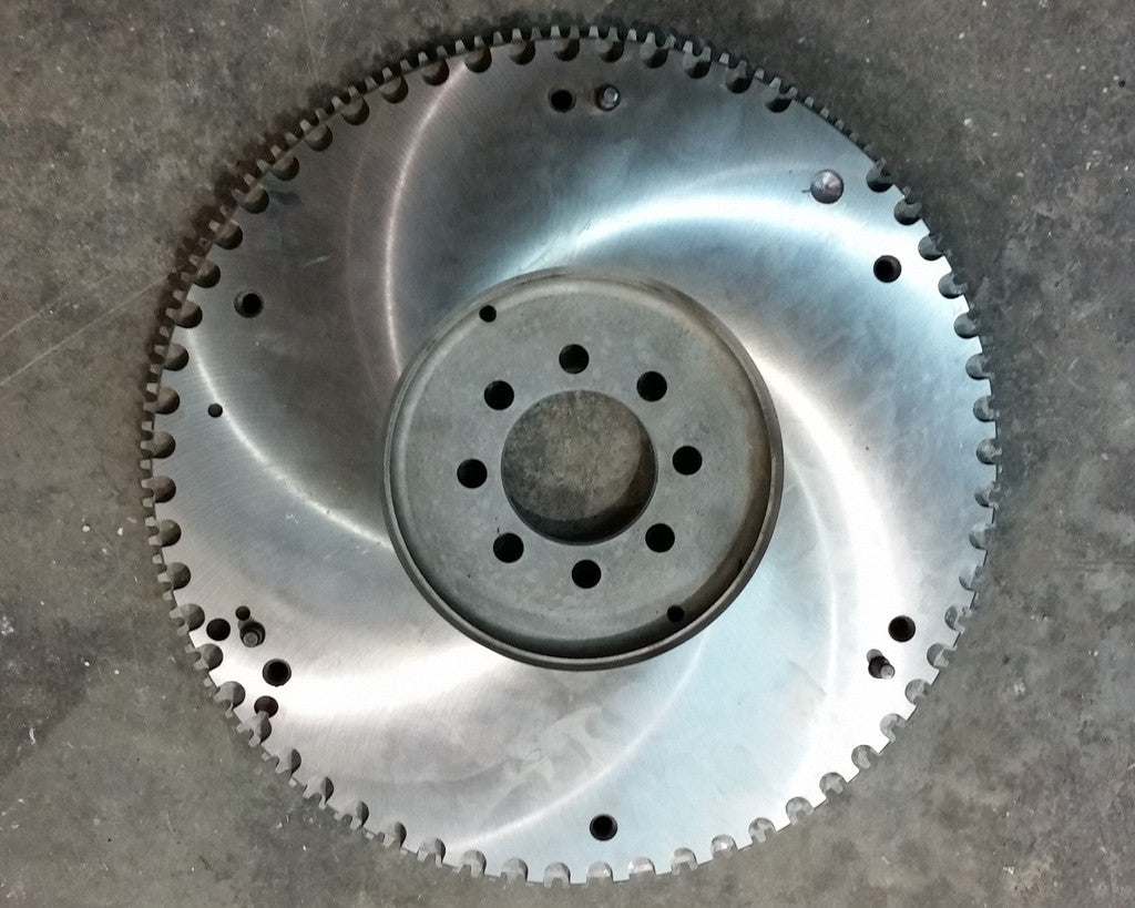 LH 2.4 20 lbs Flat flywheels notched 60-2  Redblock 240 740 940